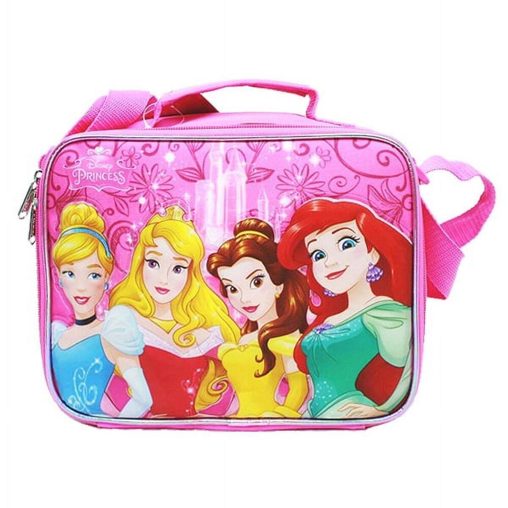 Disney Princess Lunch Bag Cinderella Aurora Bella Ariel Lunch Box